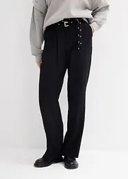 Pantaloni con pinces in viscosa fluente, bonprix