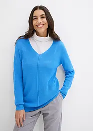 Maglione in filato fine in morbido misto viscosa, bonprix