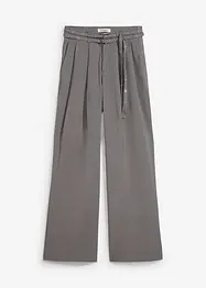 Pantaloni con pinces in viscosa fluente, bonprix