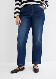 Jeans straight, a vita media, bonprix