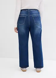 Jeans straight, a vita alta, bonprix