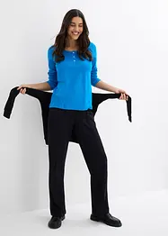 Maglia con scollo rotondo in puro cotone biologico, bonprix
