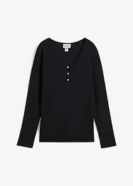 Maglia a maniche lunghe in puro cotone biologico, bonprix