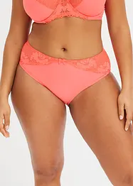Slip alto con pizzo (pacco da 2), bonprix