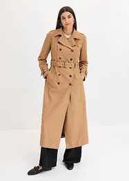 Trench lungo con cintura, bonprix