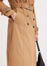 Trench lungo con cintura, bonprix