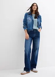 Jeans straight, a vita alta, bonprix