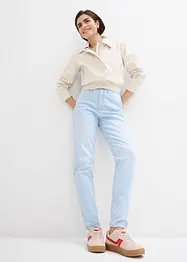 Mom jeans cropped, vita alta, bonprix