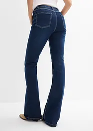 Jeans elasticizzati bootcut, vita alta, bonprix