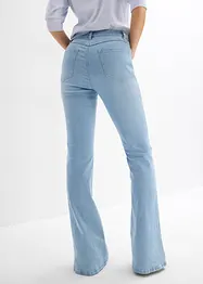 Jeans elasticizzati bootcut, vita alta, bonprix