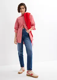 Mom jeans cropped, vita alta, bonprix