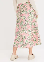 Gonna midi in misto viscosa fluente, bonprix