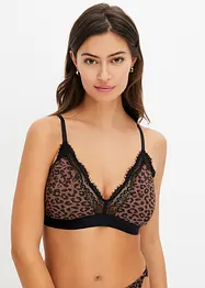 Bralette con coppe  a triangolo senza ferretto con imbottitura rimovibile, bonprix