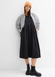 Abito di jersey svasato in cotone pesante, bonprix