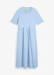 Abito di jersey svasato in cotone pesante, bonprix