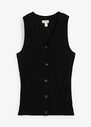 Gilet in maglia a coste, bonprix