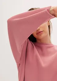Tuta da casa in jersey alveolare con pantaloncini, bonprix