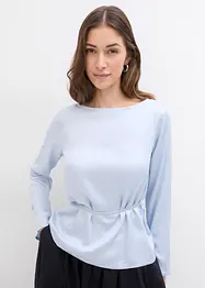 Blusa in satin fluente, bonprix