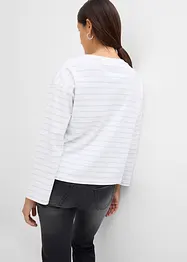 Maglia a righe in puro cotone biologico, bonprix