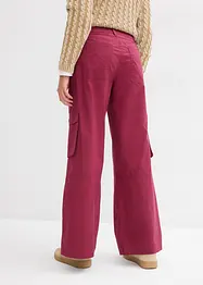 Pantaloni cargo in cotone elasticizzato, bonprix