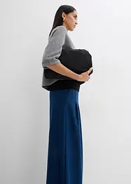 Pantaloni con pinces a vita alta in misto viscosa, bonprix