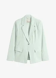 Blazer elasticizzato in twill con cintura da annodare, bonprix