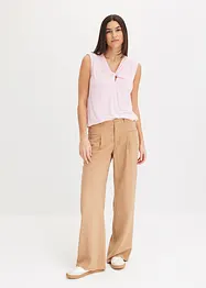Top di jersey con twist, bonprix