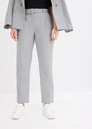 Pantaloni con pinces e cintura, bonprix
