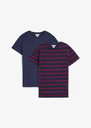 T-shirt in puro cotone biologico (pacco da 2), bonprix