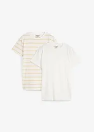 T-shirt in puro cotone biologico (pacco da 2), bonprix