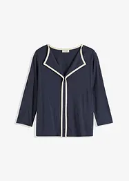 Maglia con bordi a contrasto, bonprix