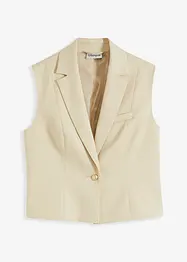 Gilet blazer con bottone decorativo, bonprix