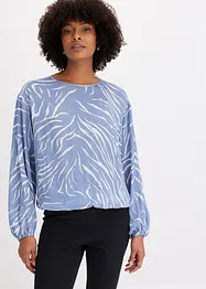 Tunica in satin fantasia, bonprix