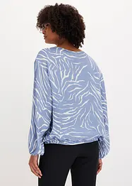 Tunica in satin fantasia, bonprix