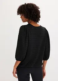 Maglia in tessuto operato, bonprix