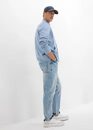 Jeans cropped classic fit elasticizzati, tapered, bonprix