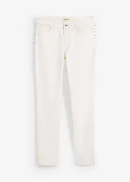 Jeans boyfriend cropped, vita media, bonprix