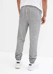 Pantaloni in felpa effetto lavato, bonprix
