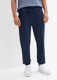 Pantaloni in felpa effetto lavato, bonprix