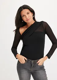 Body con mesh, bonprix