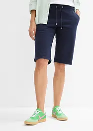 Bermuda in felpa con risvolto, bonprix