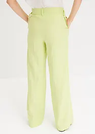 Pantaloni a palazzo in misto lino leggero, bonprix