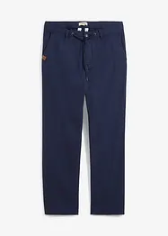 Pantaloni chino in puro cotone straight, relaxed fit, bonprix