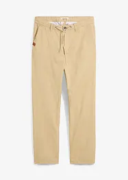 Pantaloni chino in puro cotone straight, loose fit, bonprix