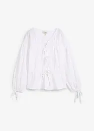 Blusa con laccetti, bonprix