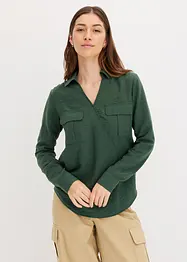 Blusa con effetto incrociato, bonprix