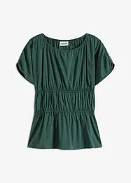 Top a blusa con arricciature, bonprix