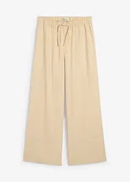 Pantaloni larghi in misto viscosa fluente, bonprix