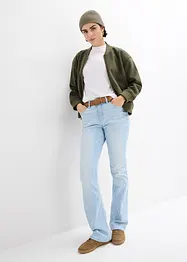 Jeans bootcut, vita alta, bonprix