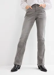 Jeans bootcut, vita alta, bonprix